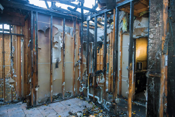 Professional Fire Damage Restoration technician working in Caldwell, ID